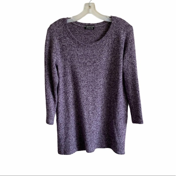 Papermoon Sweaters - StitchFix Papermoon Soft Purple 3/4 Sleeve Sweater
